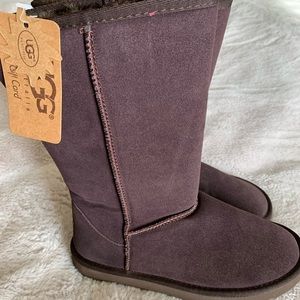 Dark brown classic UGG boots